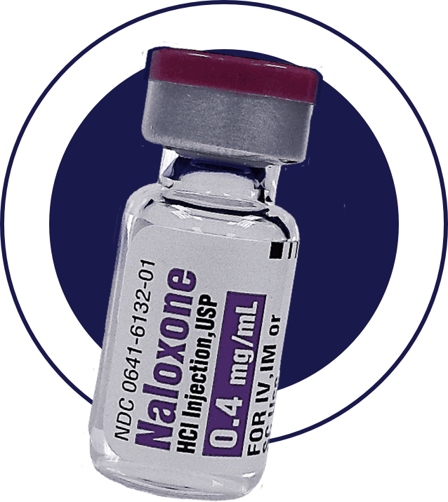 Bottle of Naloxone